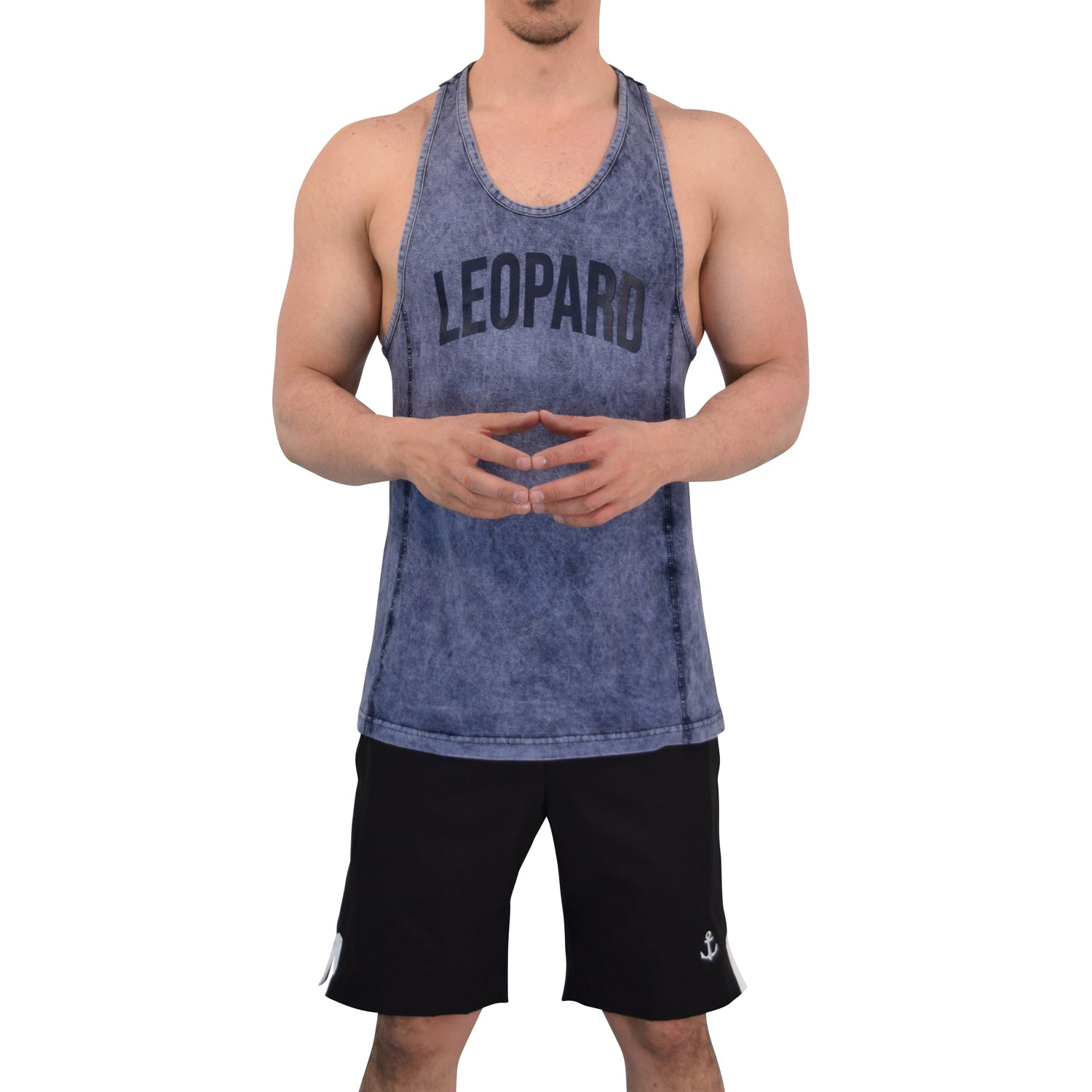 Gym Stringer Tank Iconic Acid Navy