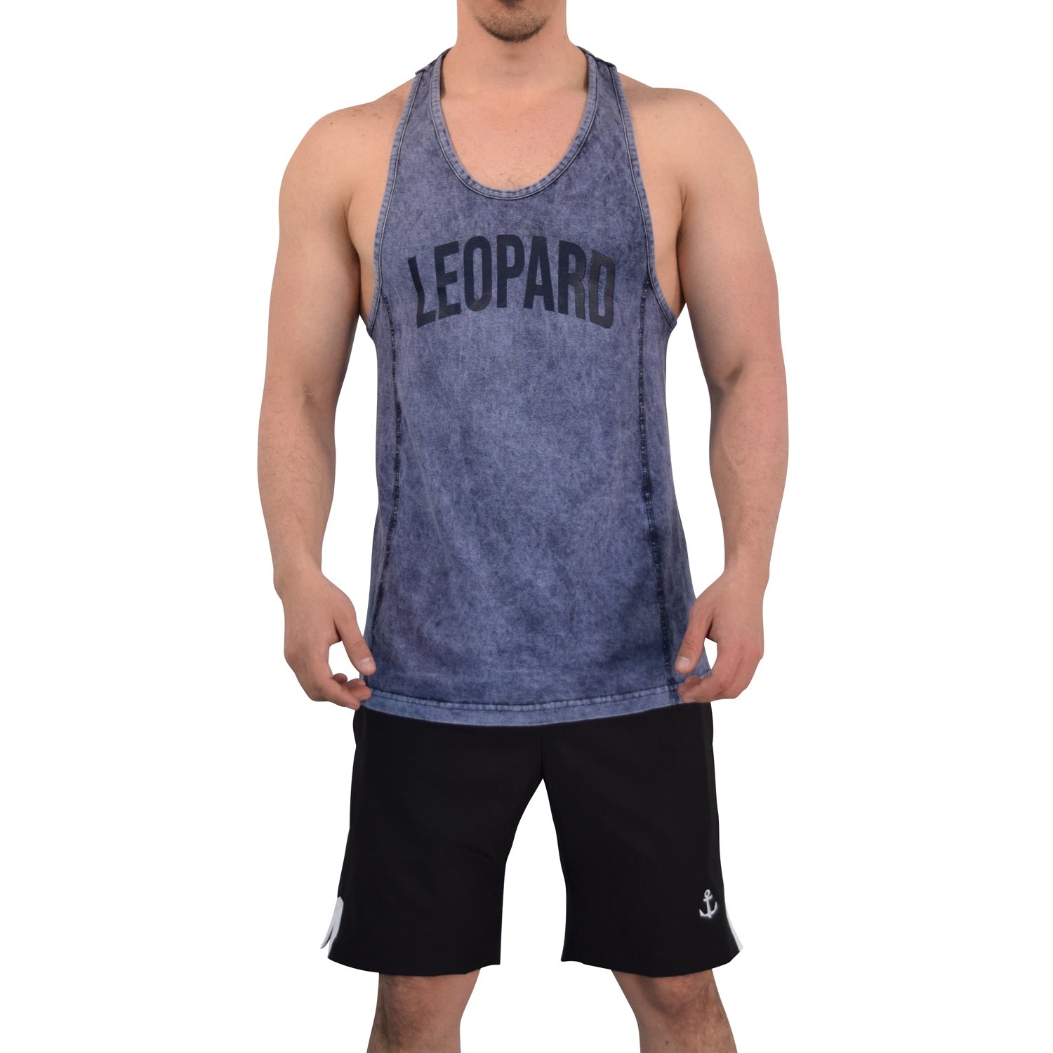 Gym Stringer Tank Iconic Acid Navy