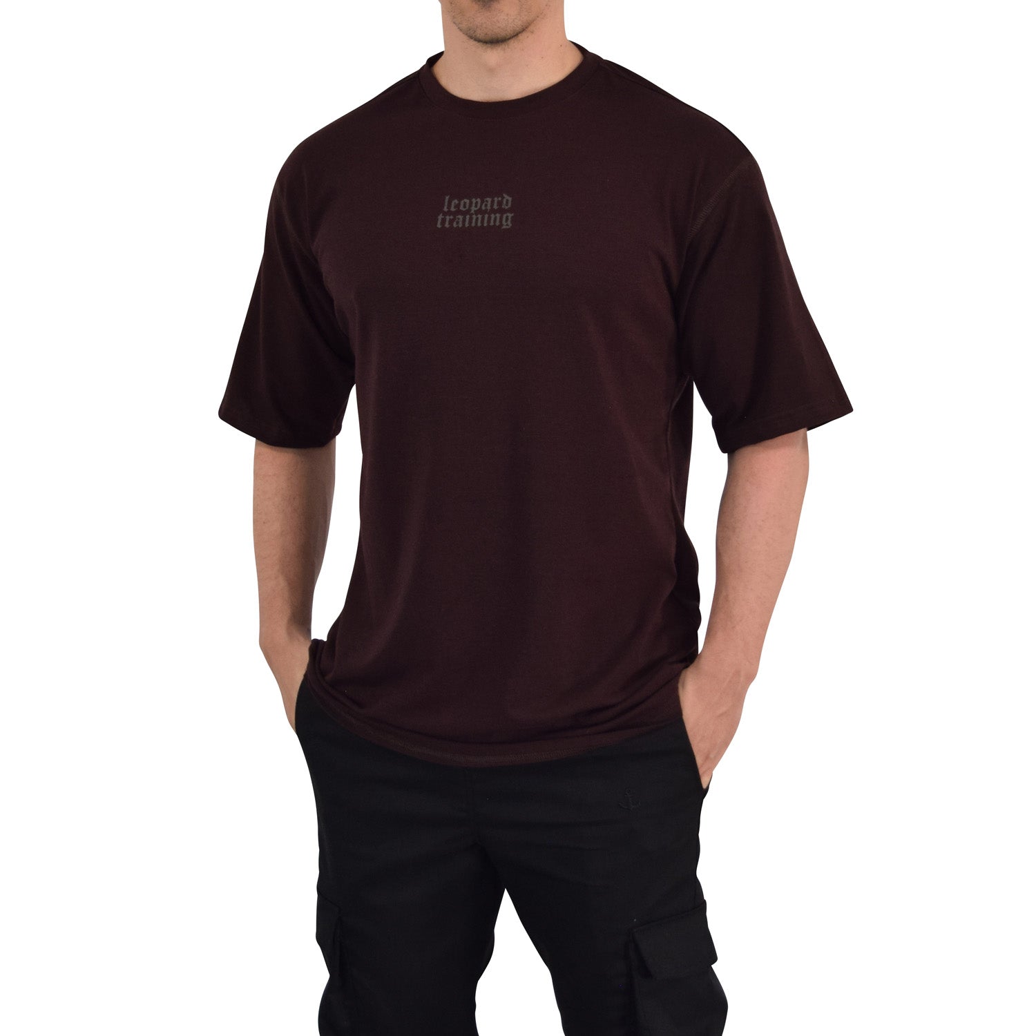 Playera Oversized Dark Brown Unleash The Beast