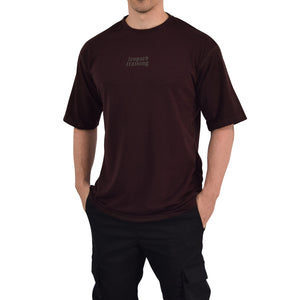 Playera Oversized Dark Brown Unleash The Beast