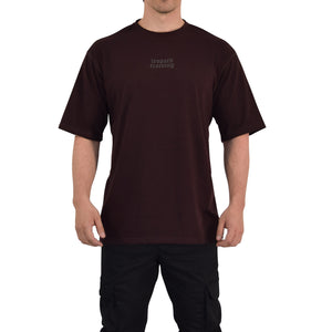 Playera Oversized Dark Brown Unleash The Beast