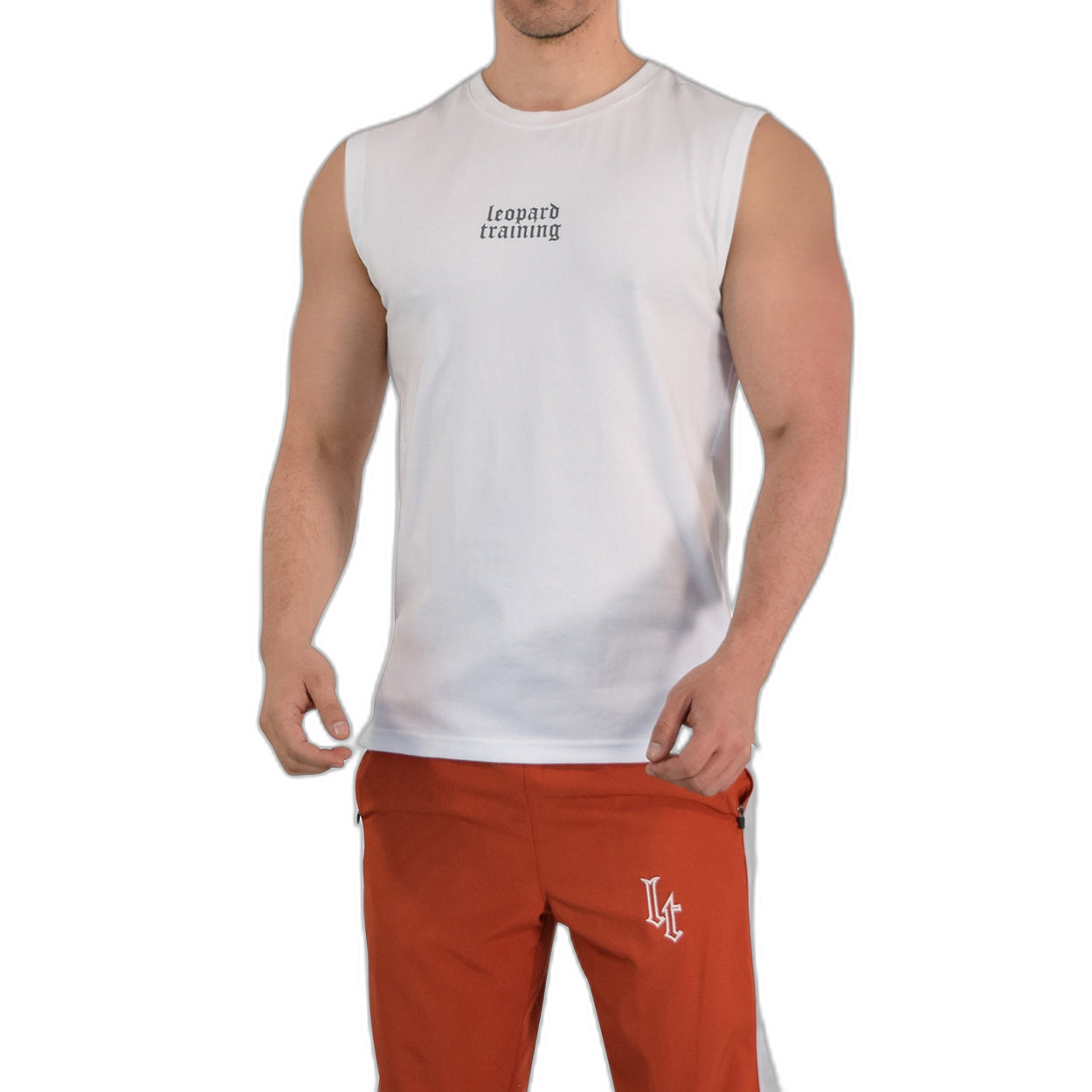 Featherweight Cutoff Tank Solid White