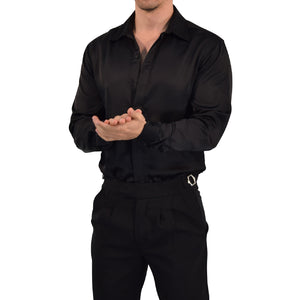 Camisa Vegas Sateen Black