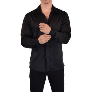 Camisa Vegas Sateen Black