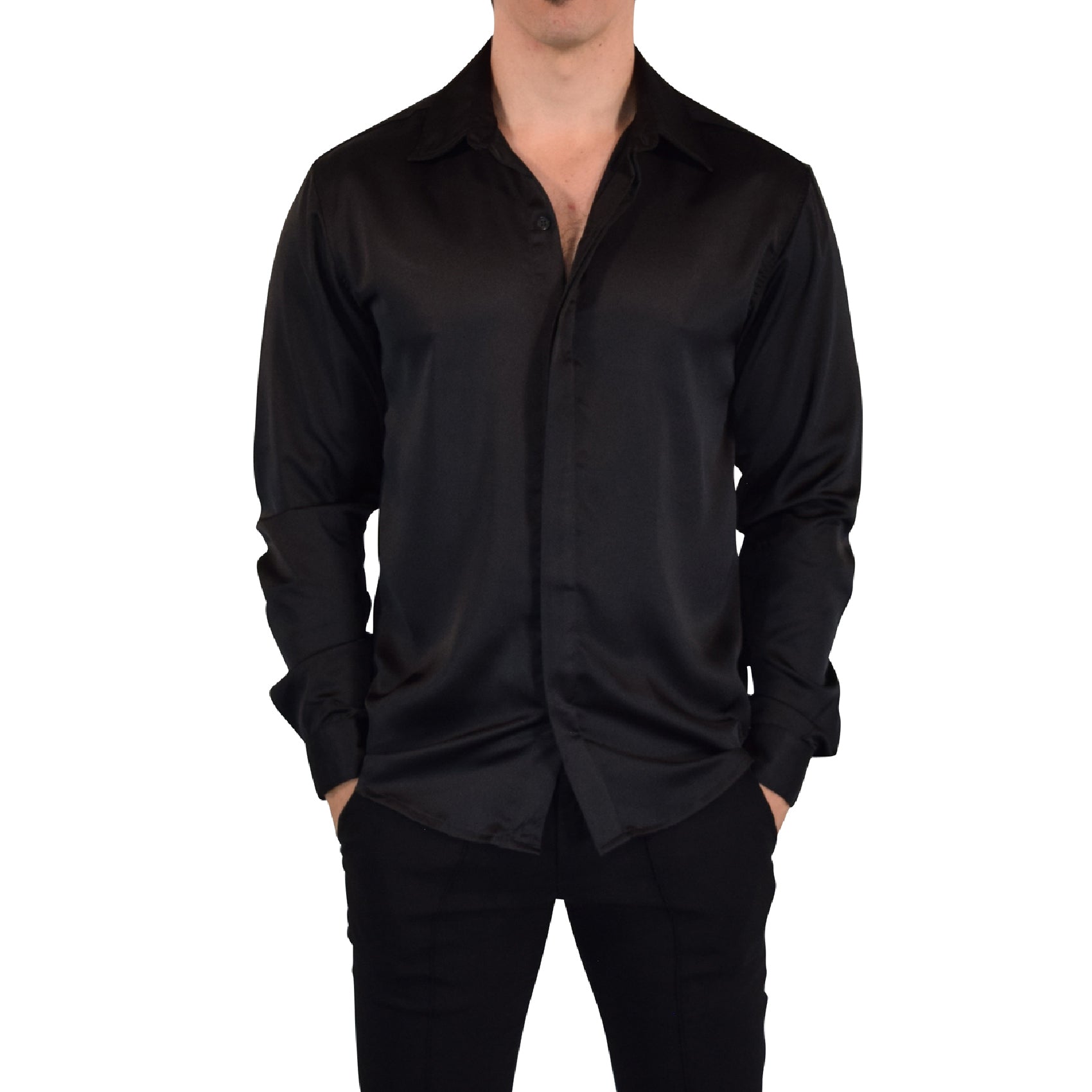 Camisa Vegas Sateen Black