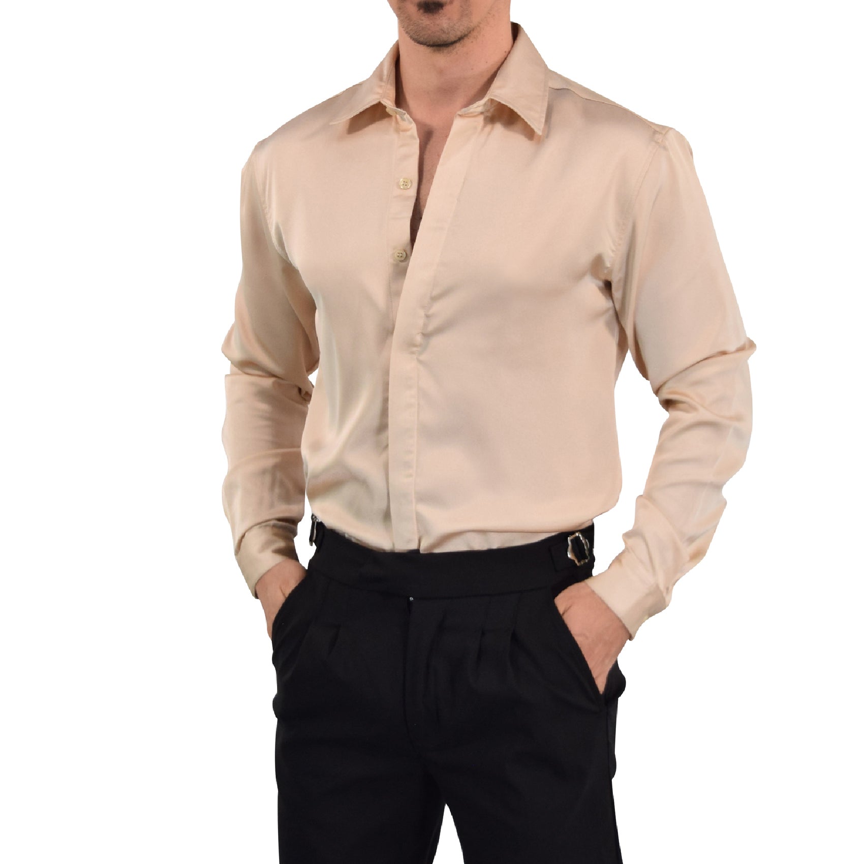 Camisa Vegas Sateen Sand