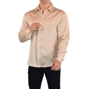 Camisa Vegas Sateen Sand