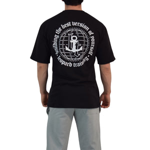 Playera Oversized Building Your Best Version Black