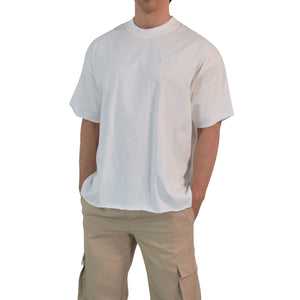 Heavy Cropped Tee Off White (Raw)