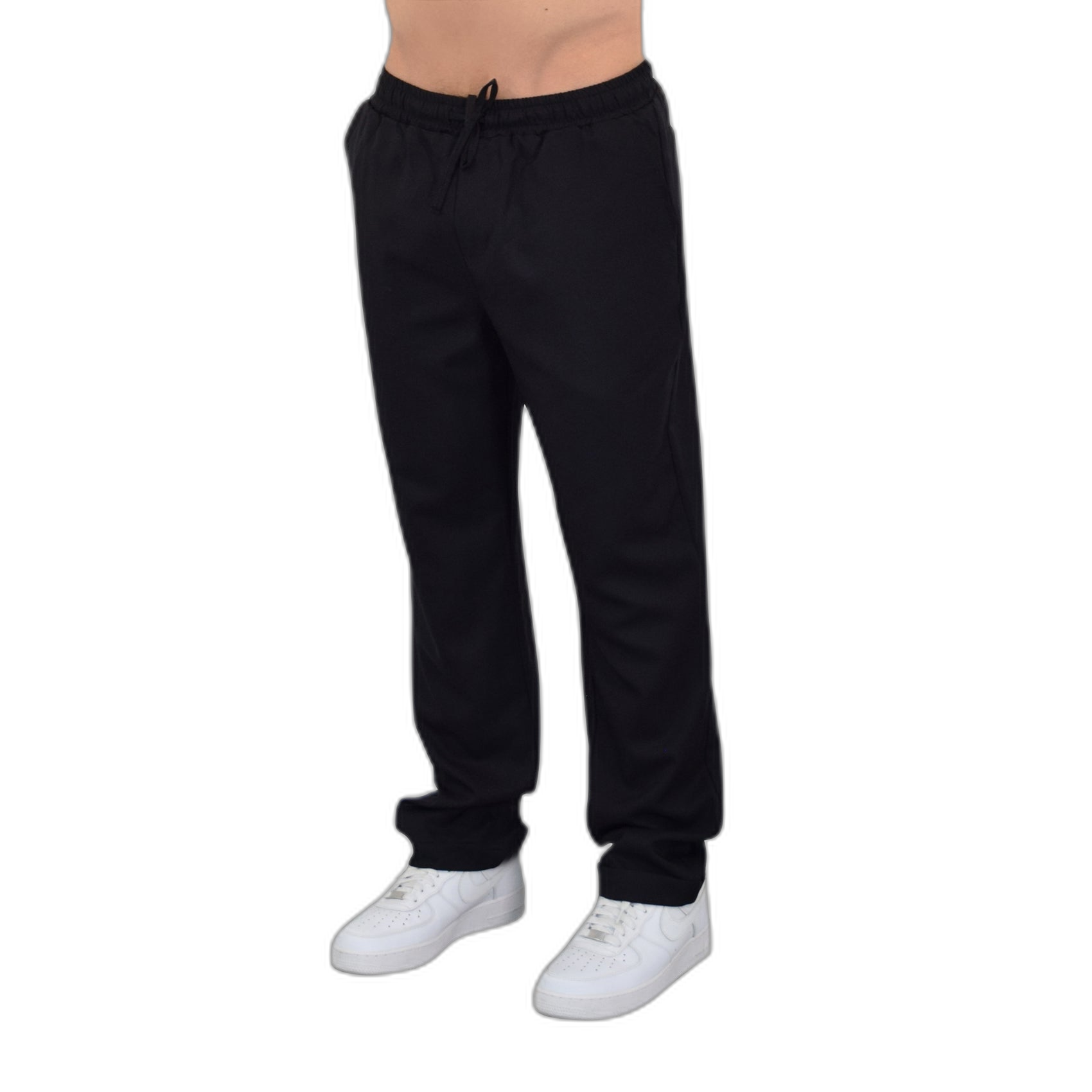 Smart Trouser Straight Relaxed Fit Black