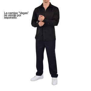 Smart Ttrouser Straight Relaxed Fit Navy