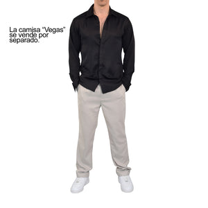 Smart Ttrouser Straight Relaxed Fit Sand