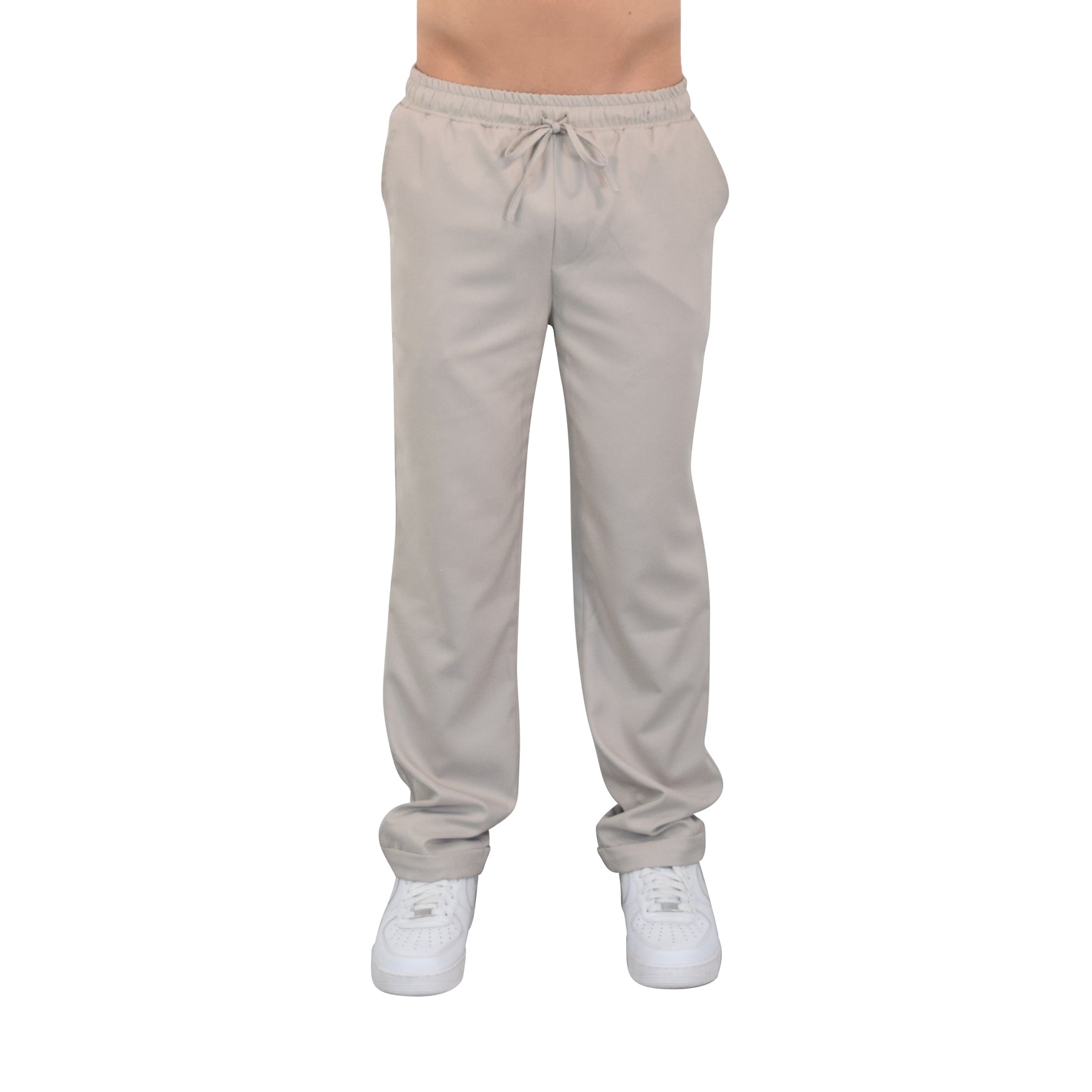 Smart Ttrouser Straight Relaxed Fit Sand