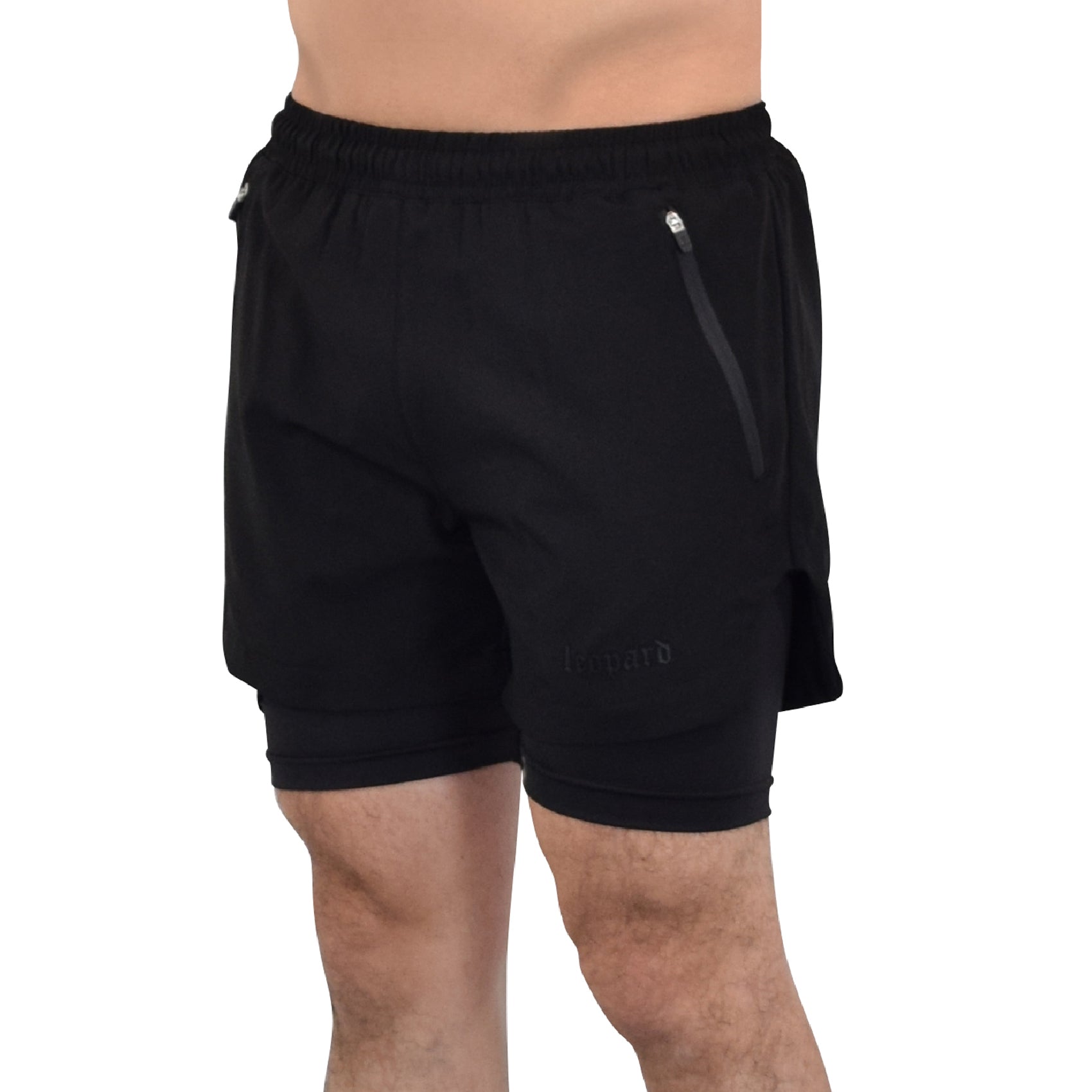 Speed Compression Short Night Black Logo Black