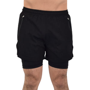 Speed Compression Short Night Black Logo Black