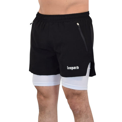Speed Compression Short Night Black Logo White