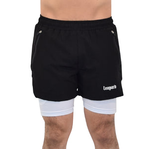 Speed Compression Short Night Black Logo White