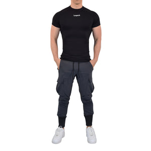 Speed Compression Tactical Cargo Jogger Black