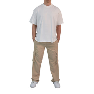 Parachute Cargo Track Pants Sand