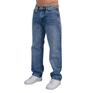 Ultra Relaxed Baggy Jeans Washed Light Blue