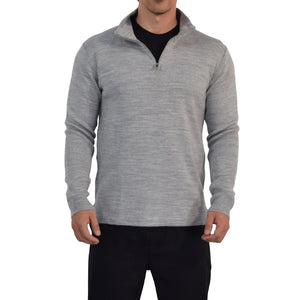 Roll Neck Sweater Light Gray