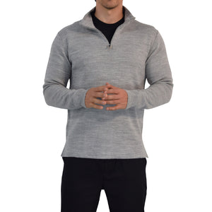 Roll Neck Sweater Light Gray