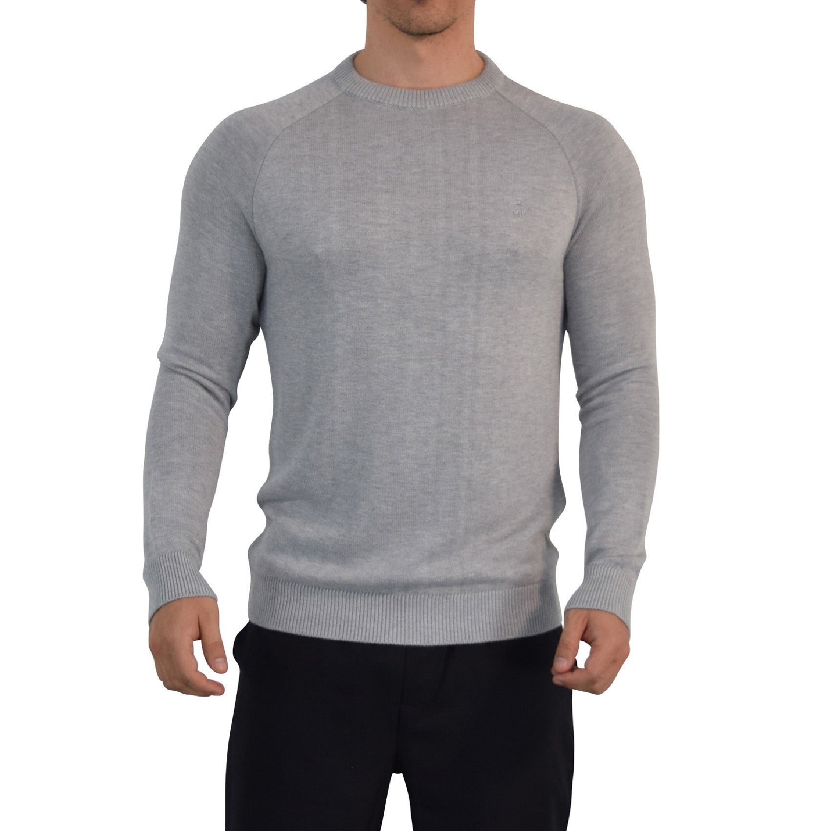 Roll Neck Sweater Light Gray