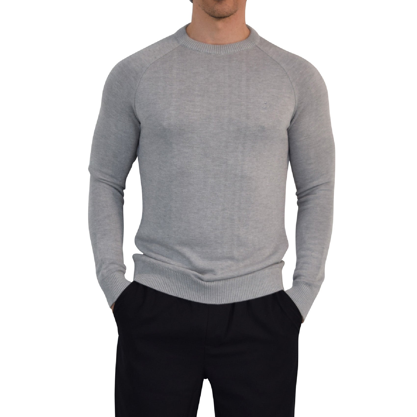 Bambu Ranglan Sweater Pearl Gray