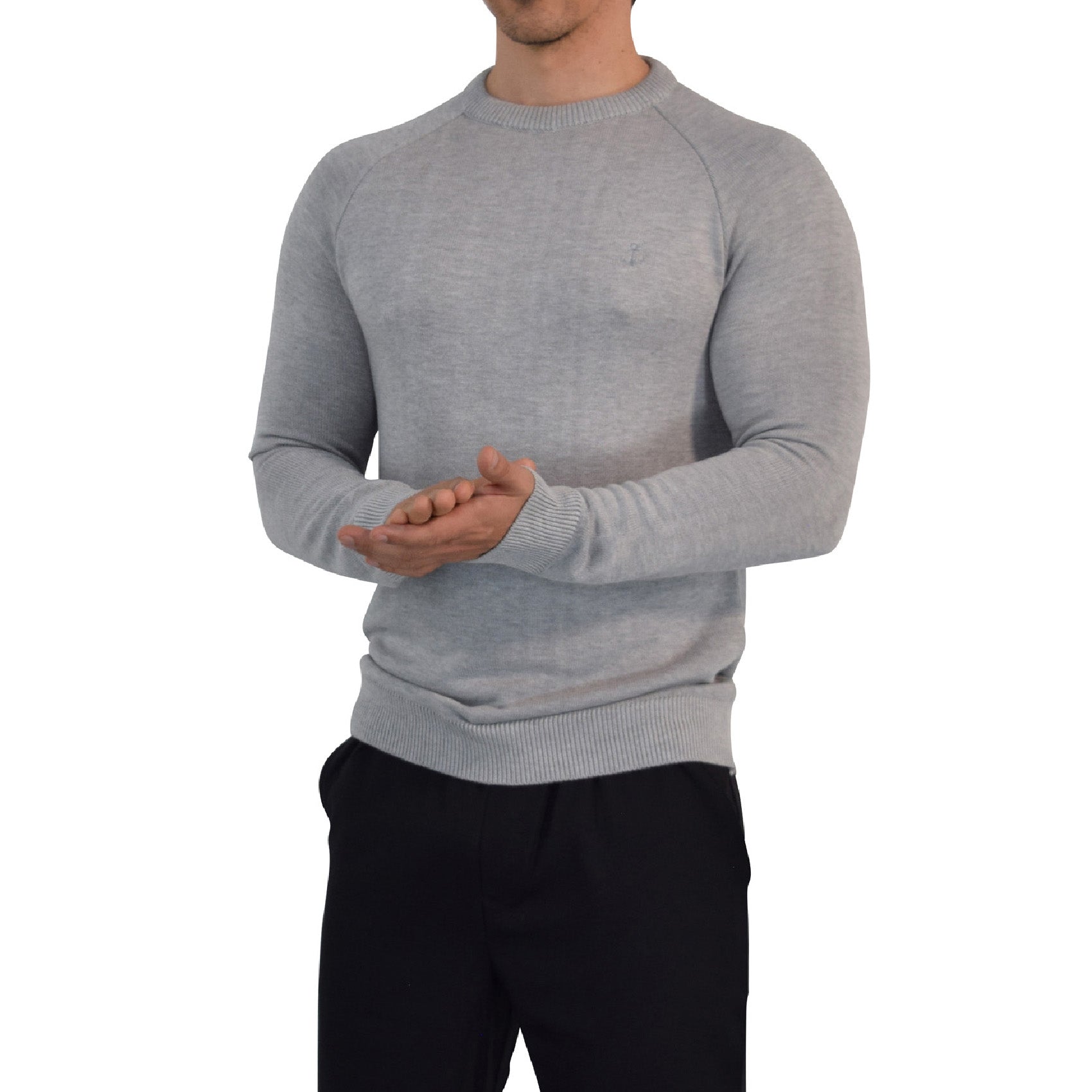 Bambu Ranglan Sweater Pearl Gray