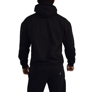 Training Hoodie Oversized Building Your Best Version Black