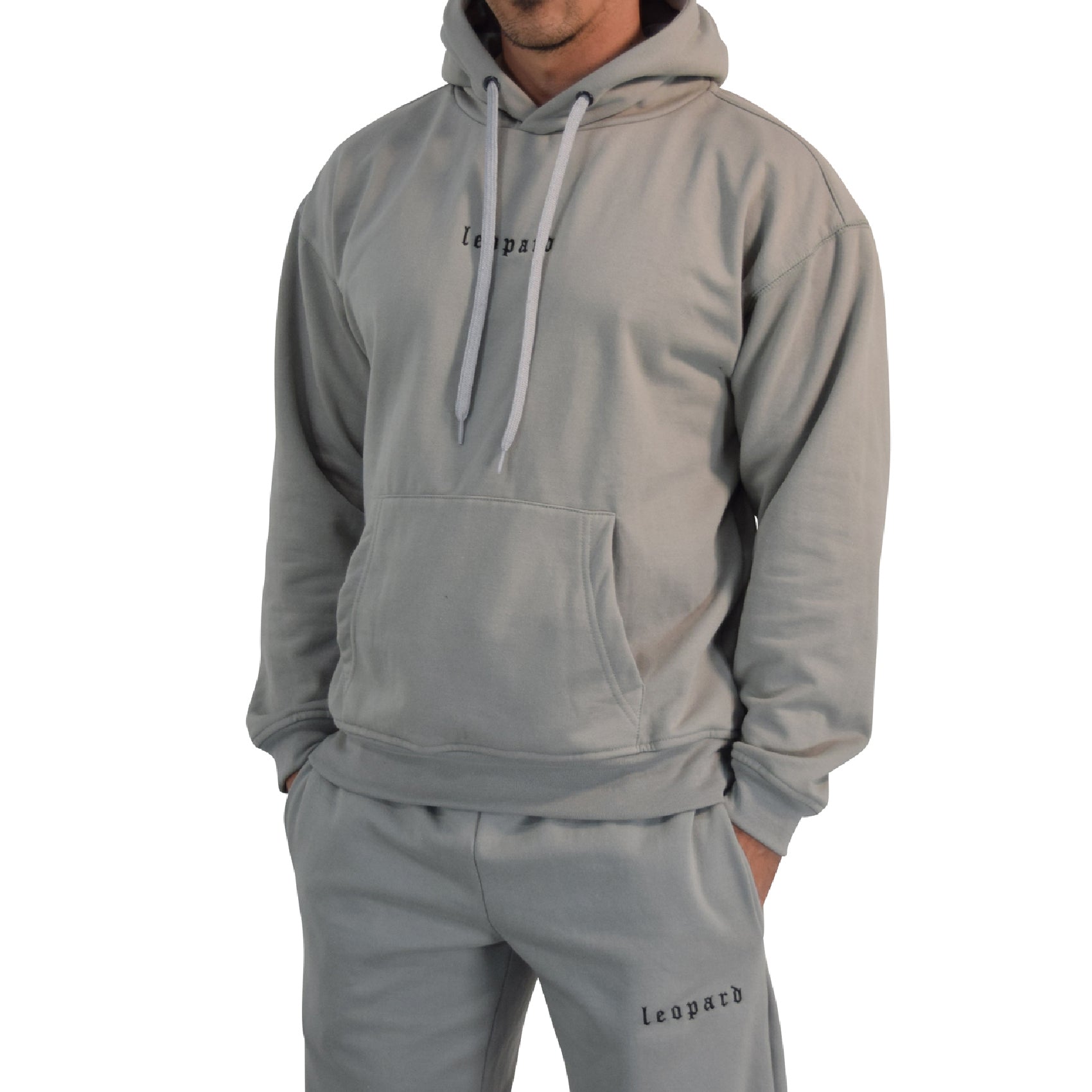 Training Hoodie Oversized Building Your Best Version Gray