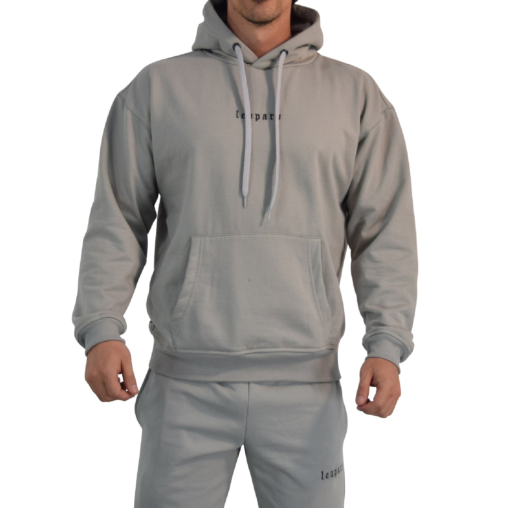 Training Hoodie Oversized Building Your Best Version Gray