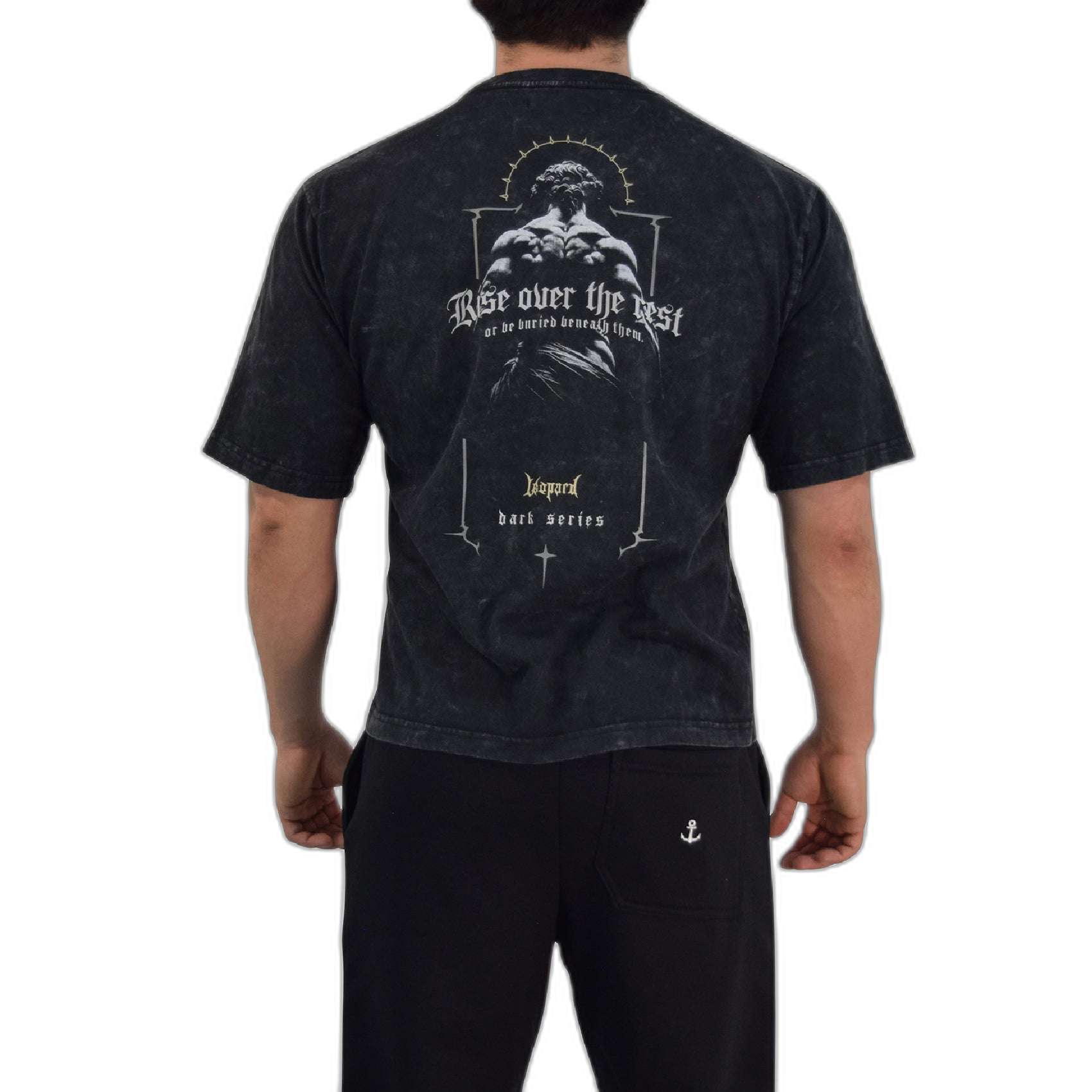 Playera Boxy | Oversized Fit Dark Series Rise Over The Rest Acid