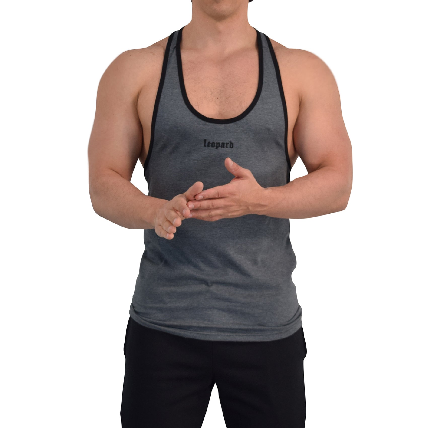 Tank Powerhouse Dark Gray 3D Logo Black