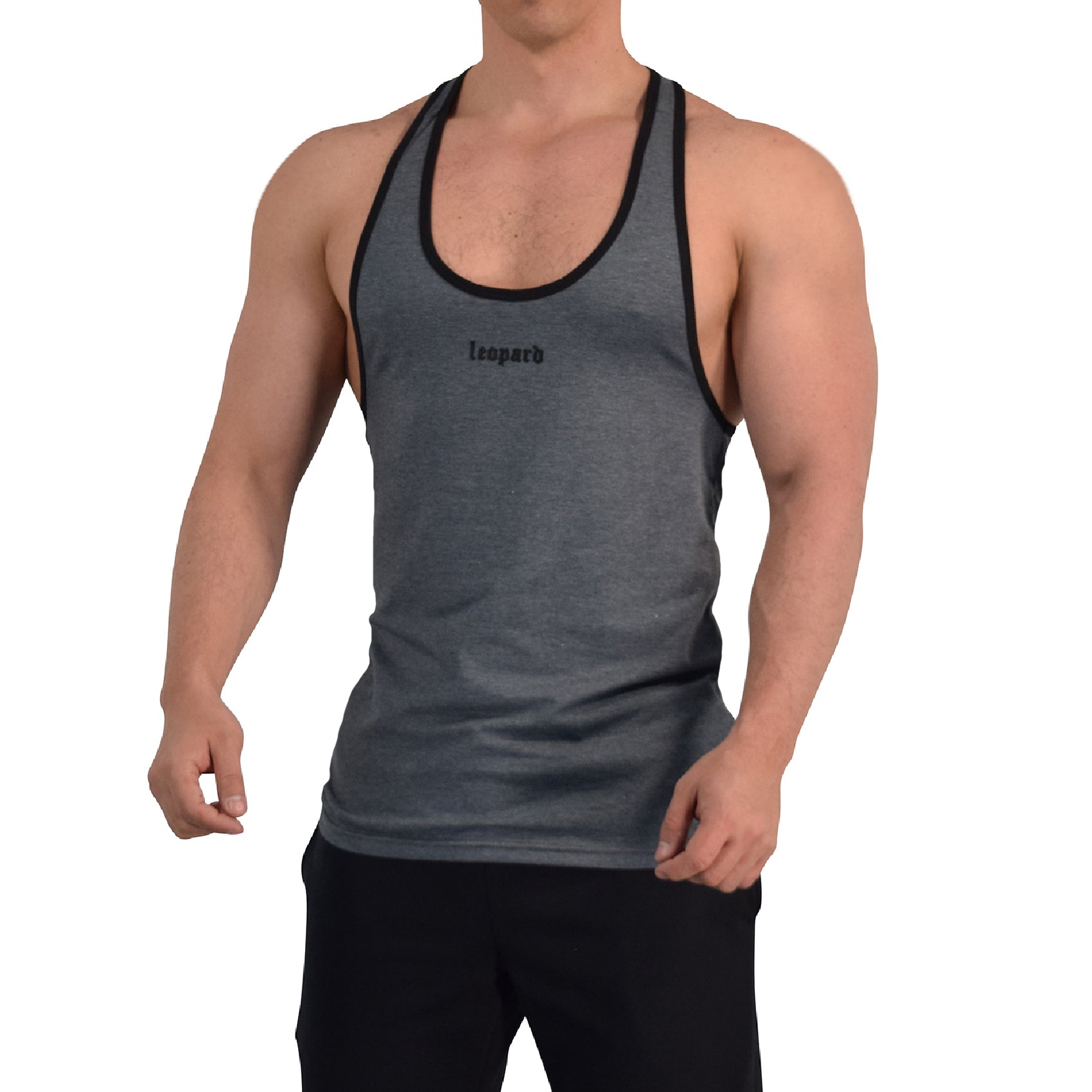 Tank Powerhouse Dark Gray 3D Logo Black