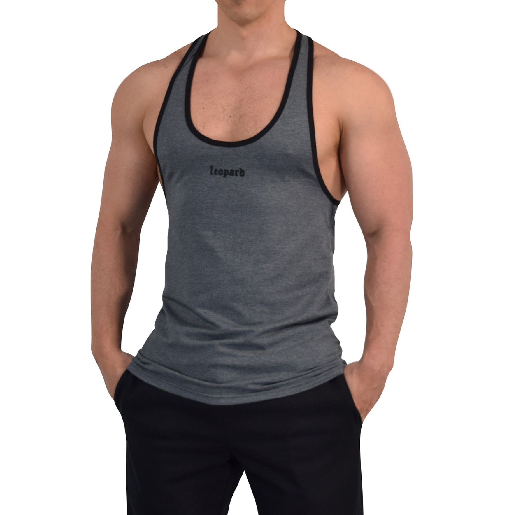 Tank Powerhouse Dark Gray 3D Logo Black