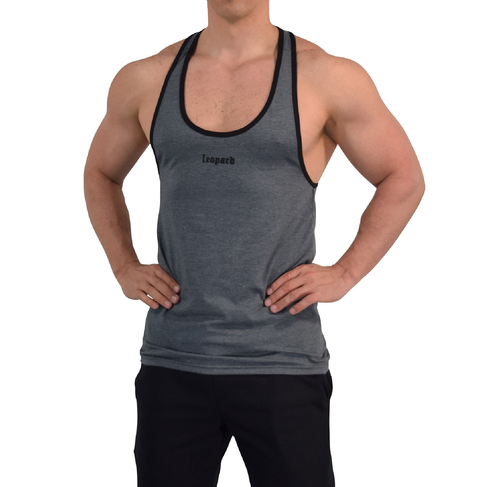 Tank Powerhouse Dark Gray 3D Logo Black