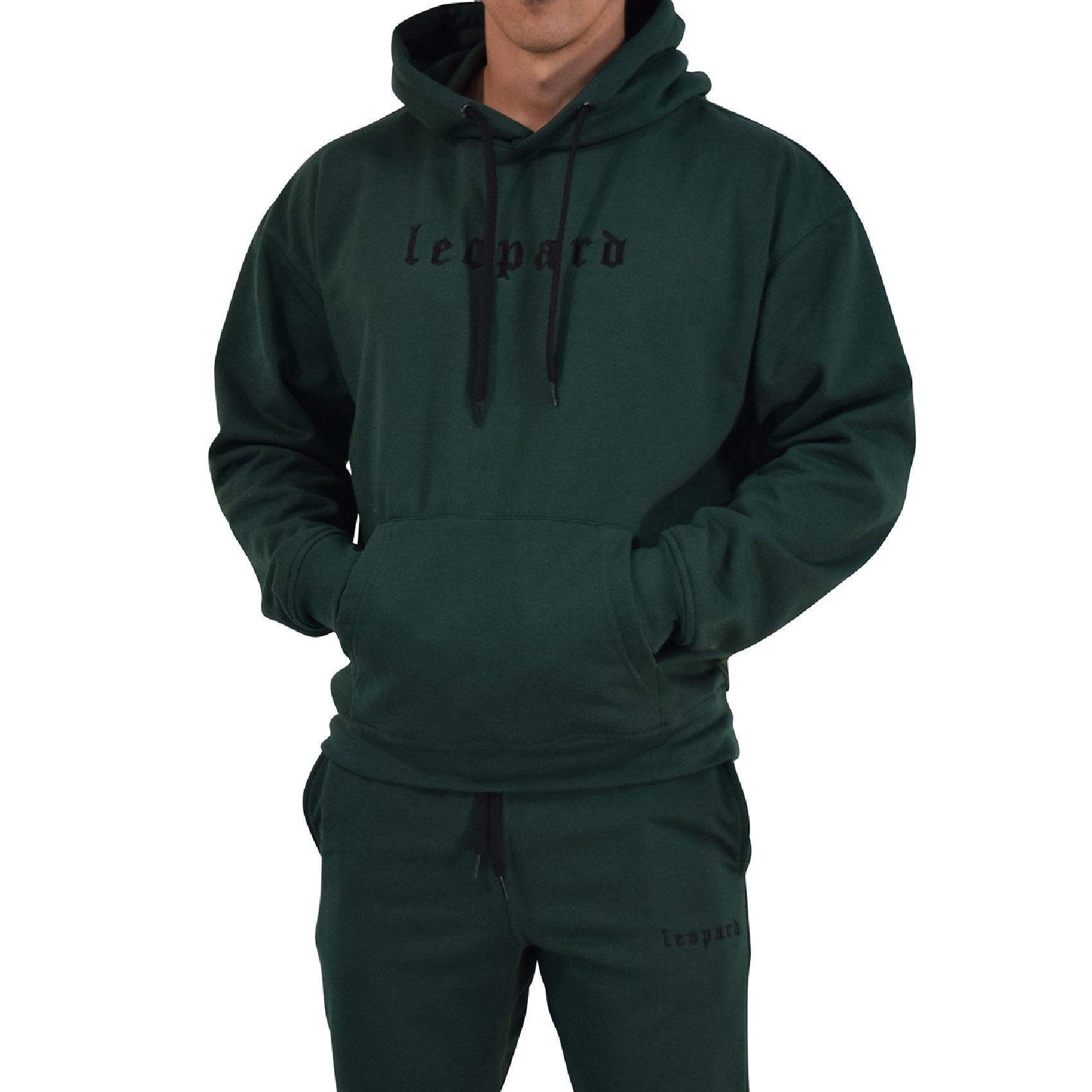 Chillout Hoodie Oversized Dark Green Power Logo