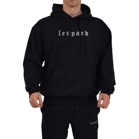 Chillout Hoodie Oversized Deep Black Power Logo