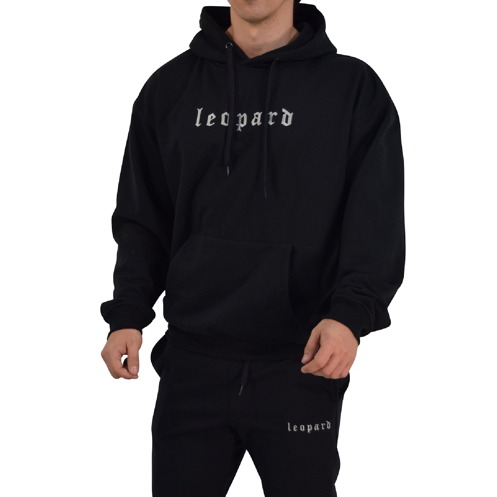 Chillout Hoodie Oversized Deep Black Power Logo