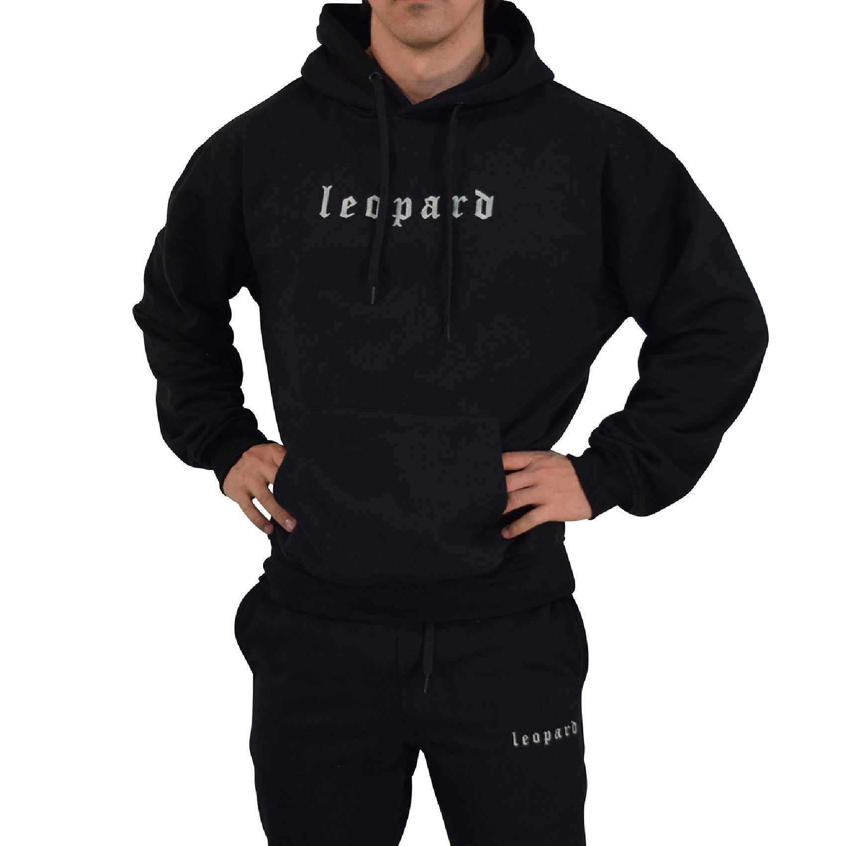 Chillout Hoodie Oversized Deep Black Power Logo