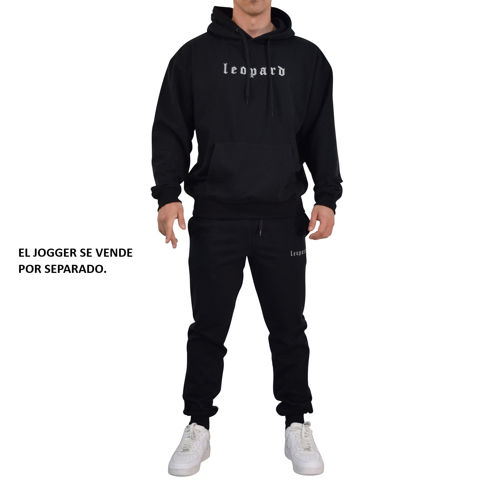Chillout Hoodie Oversized Deep Black Power Logo