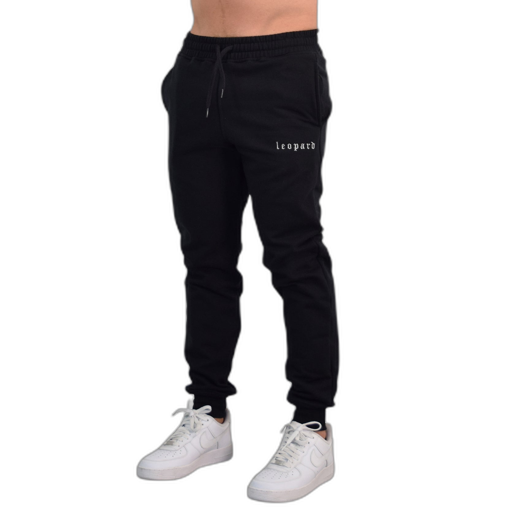 Chillout Jogger Deep Black Power Logo