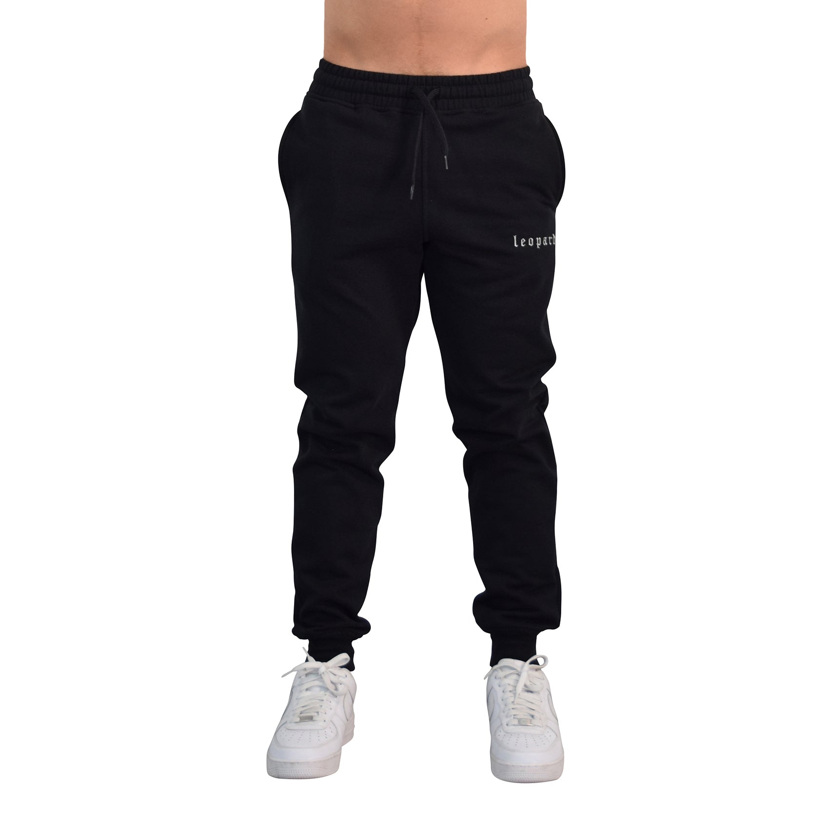 Chillout Jogger Deep Black Power Logo