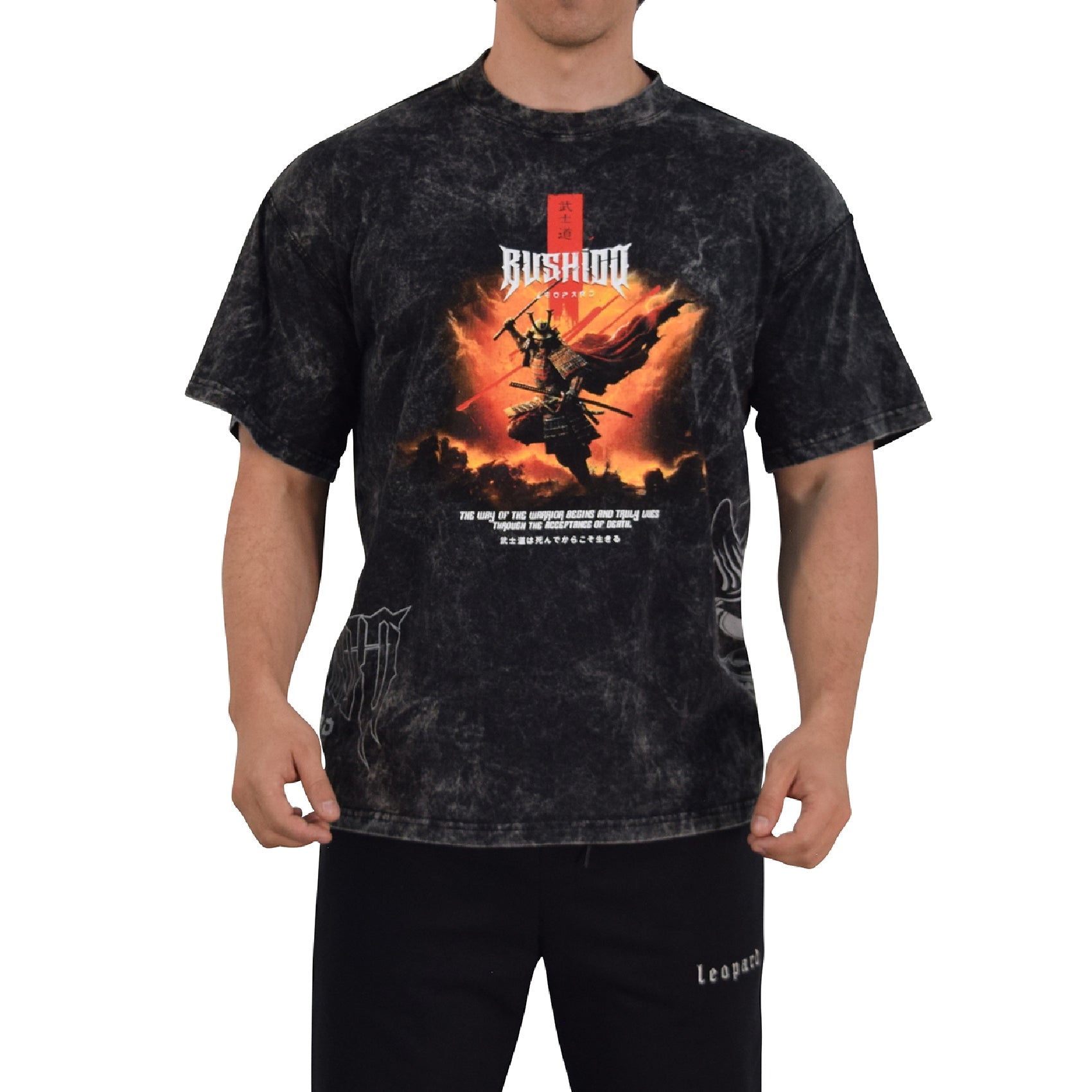 Playera Boxy Fit Bushido  Way Of The Warrior