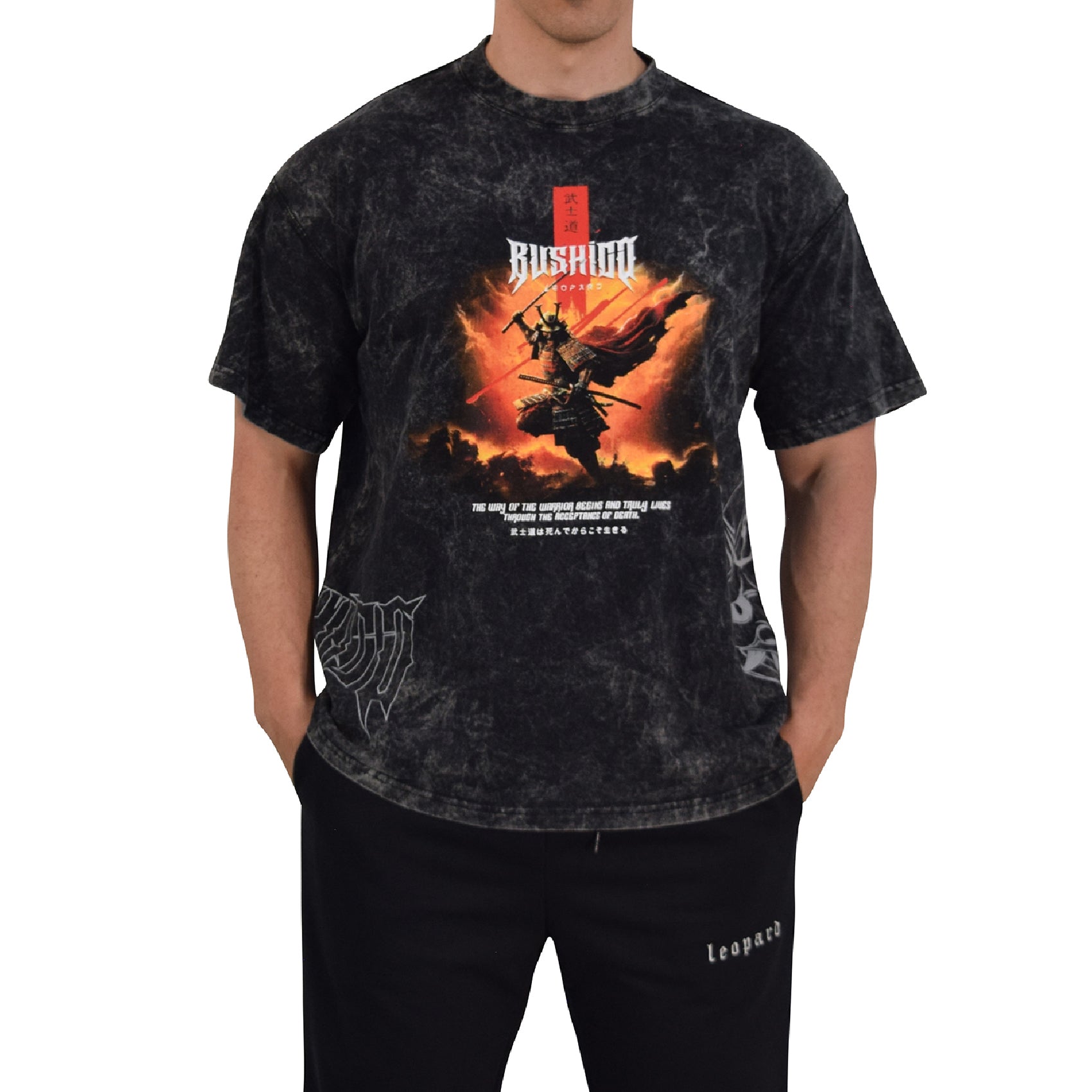 Playera Boxy Fit Bushido  Way Of The Warrior