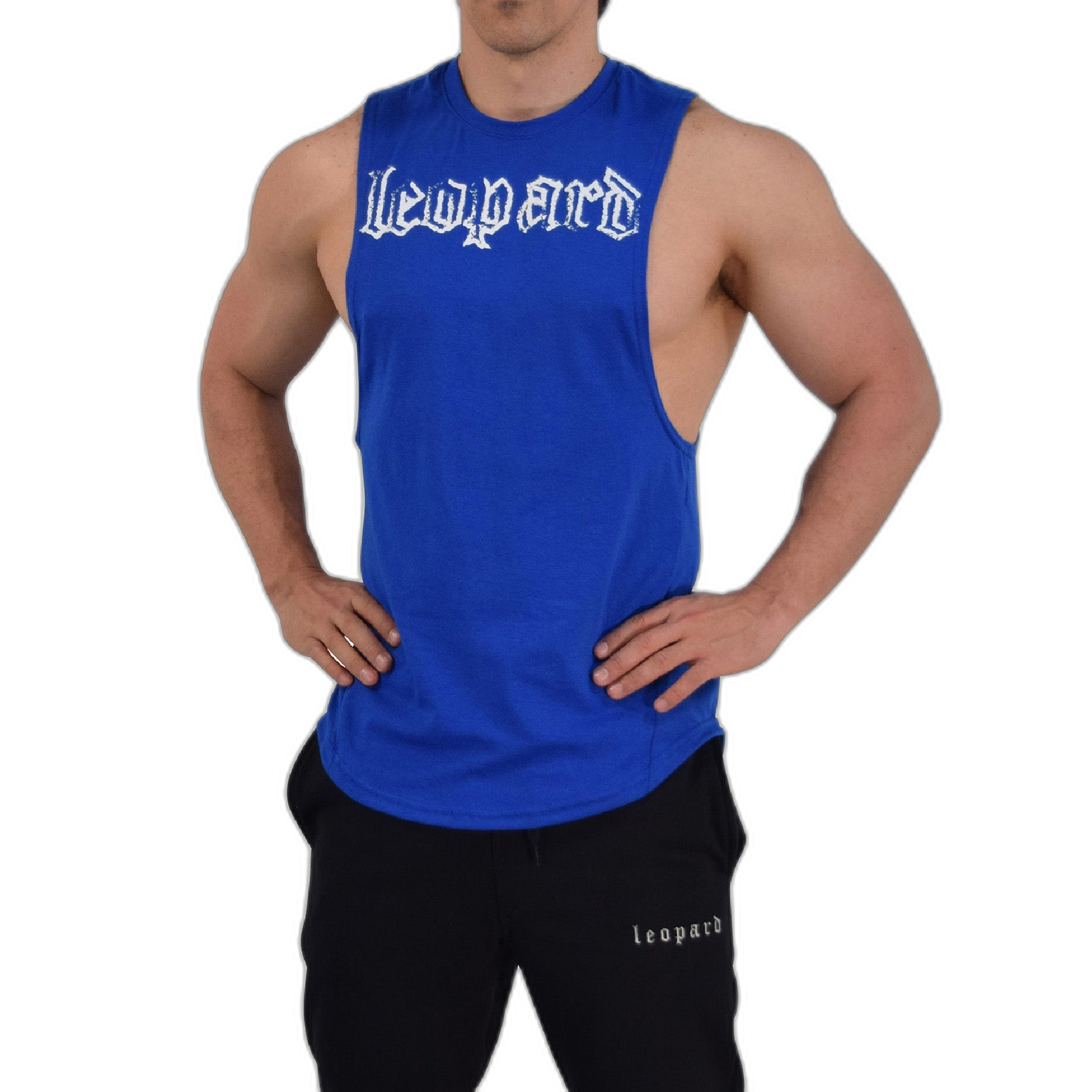 Element Sleeveless Tee Royal Brushed Logo
