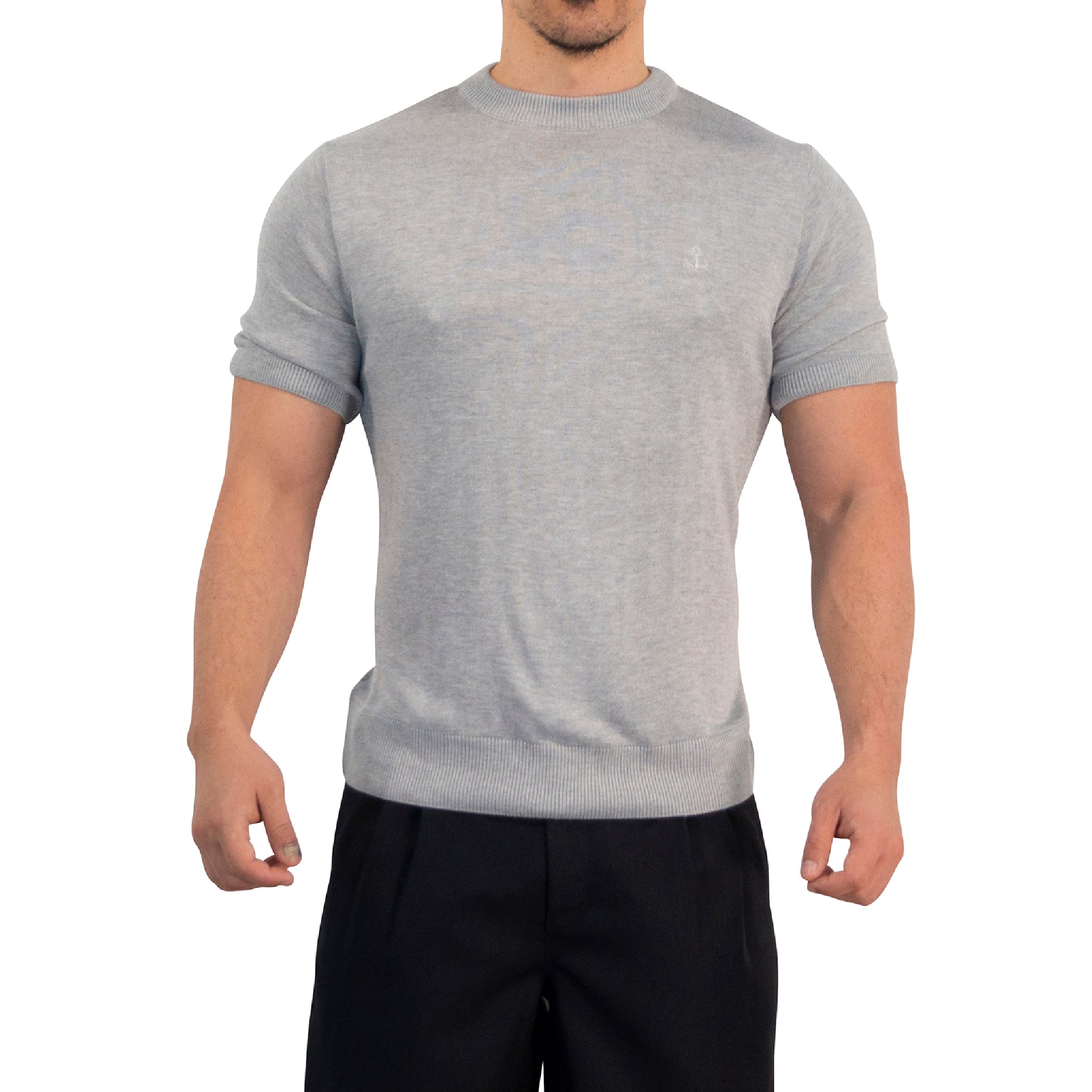Zipped Short Sleeve Polo Full Black