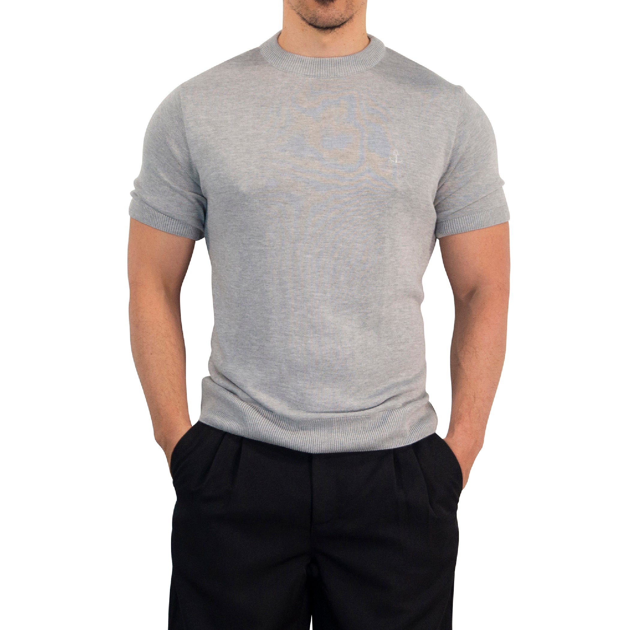 Zipped Short Sleeve Polo Full Black