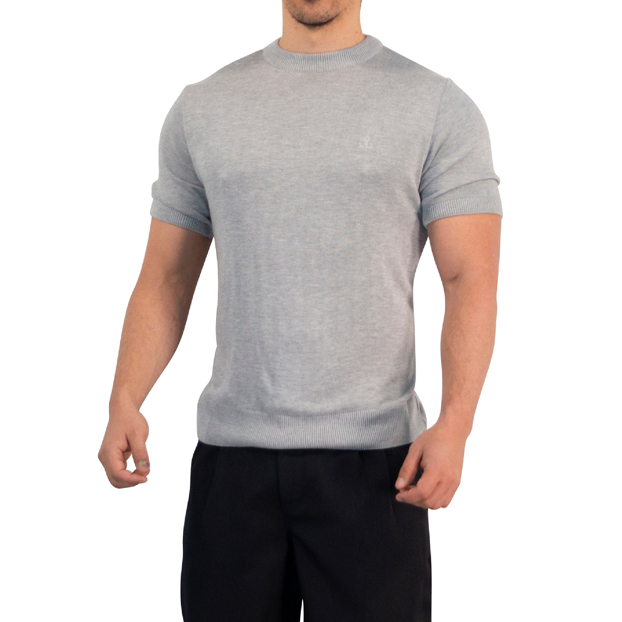 Zipped Short Sleeve Polo Full Black